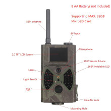 visión nocturna 12mp mms gprs wildkamera 940NM negro LED